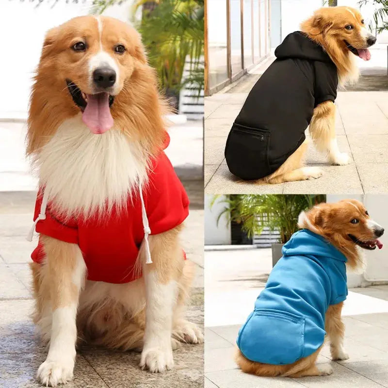 Warm Dog Hoodies for Medium-Large Dogs - Image #2