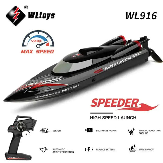 WLtoys WL916 RC Racing Boat - Image #1