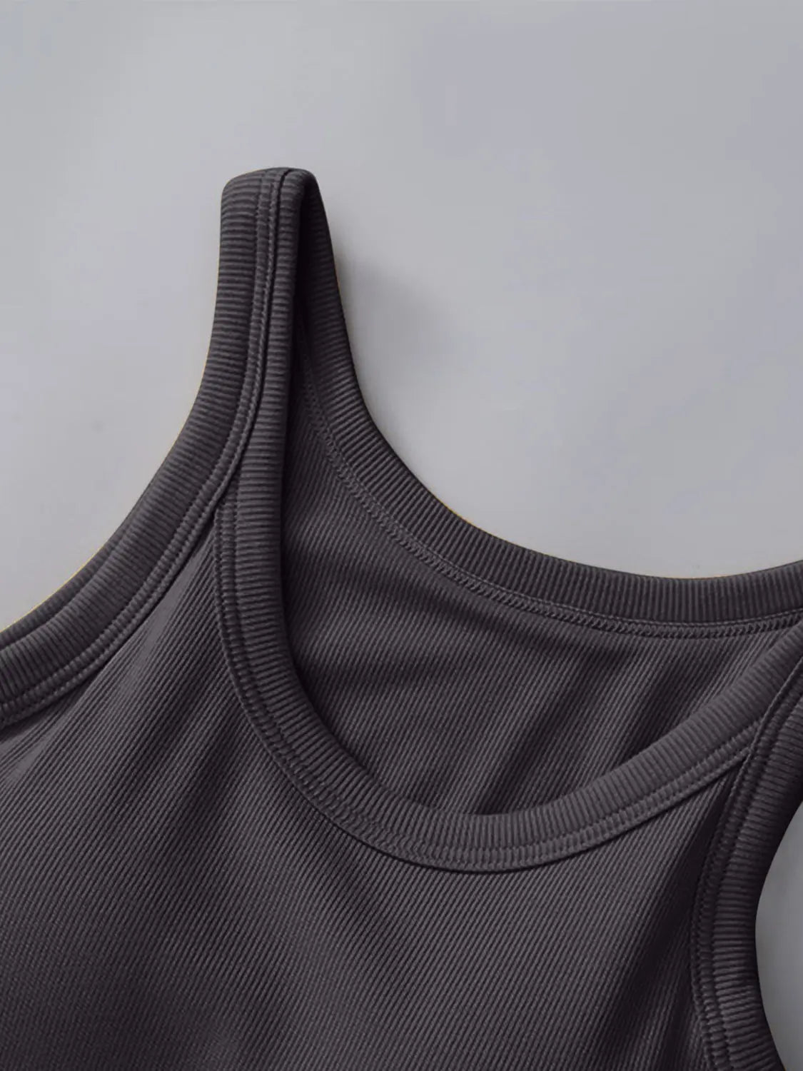 Round Neck Tank with Bra - Image #4