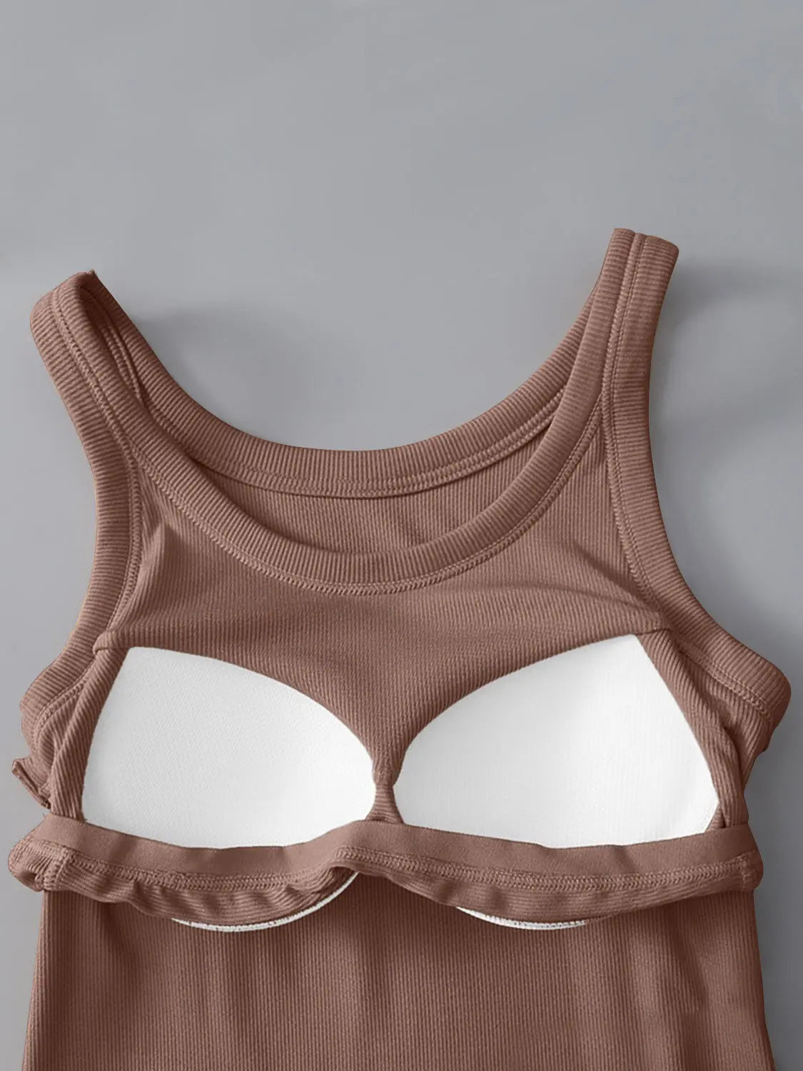 Round Neck Tank with Bra - Image #20