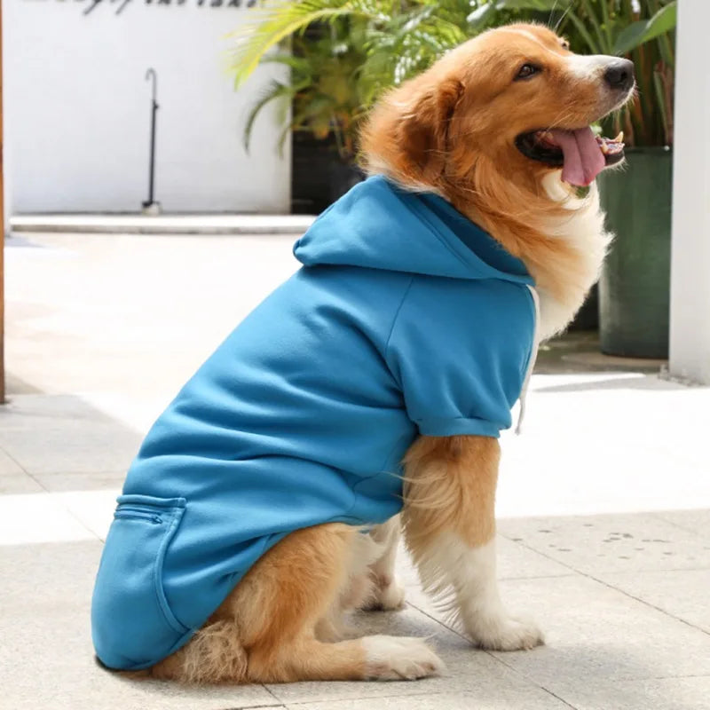 Warm Dog Hoodies for Medium-Large Dogs