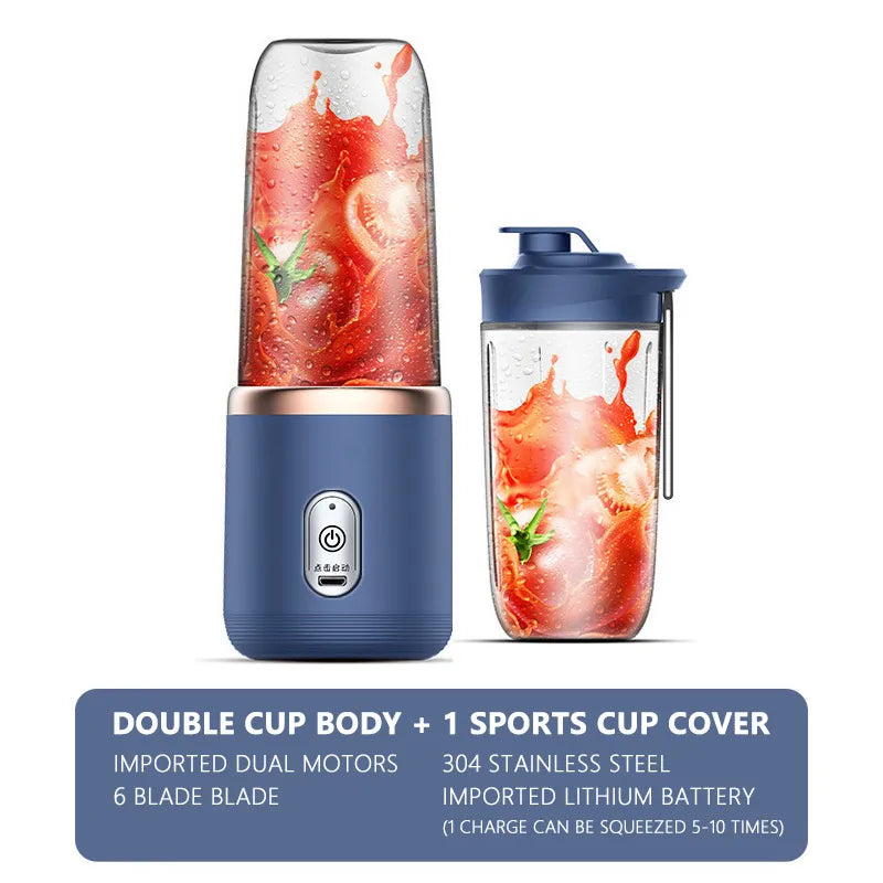 6 Blade Portable Juicer Cup