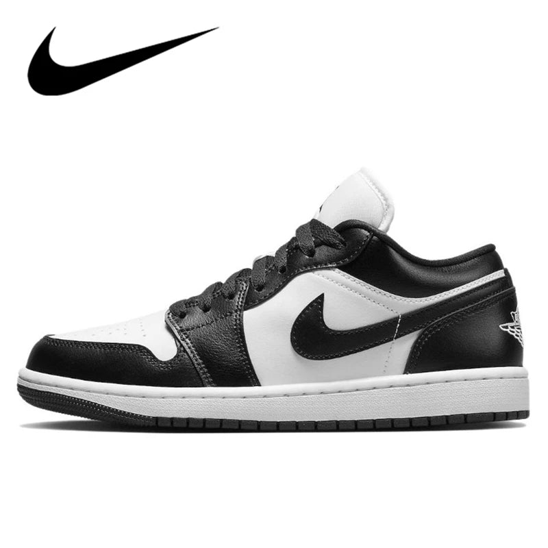 Nike Air Jordan 1 Retro Low Men Woman Basketball Shoes Classic Lucky Green Leather Comfortable Sports Casual Skateboard Sneakers