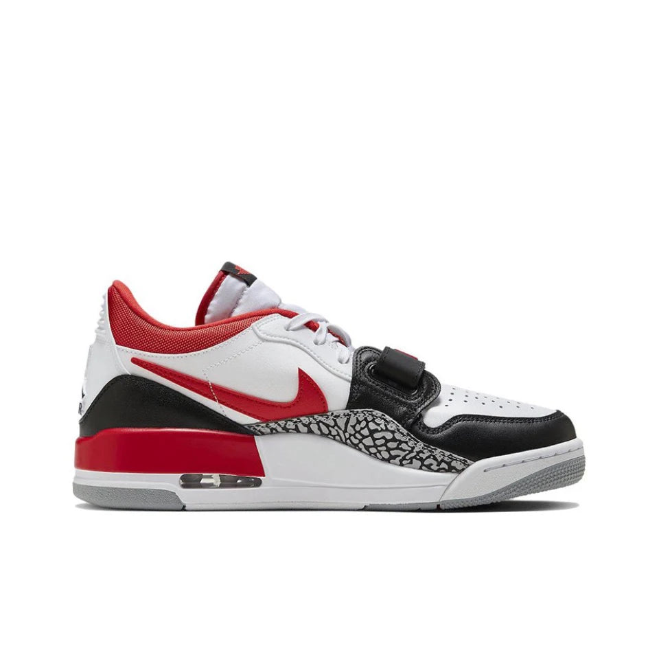 Original Air Jordan Legacy 312 Low 'Bulls' For Men's Red Black White Retro Casual Classic Street Basketball Shoes  CD7069-160