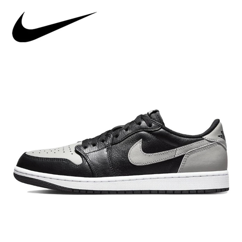 Nike Air Jordan 1 Retro Low Men Woman Basketball Shoes Classic Lucky Green Leather Comfortable Sports Casual Skateboard Sneakers