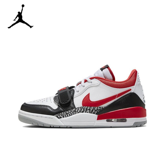 Original Air Jordan Legacy 312 Low 'Bulls' For Men's Red Black White Retro Casual Classic Street Basketball Shoes  CD7069-160