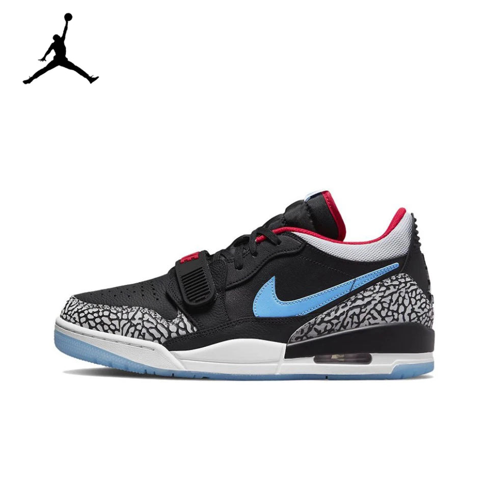 Original Air Jordan Legacy 312 Low 'Bulls' For Men's Red Black White Retro Casual Classic Street Basketball Shoes  CD7069-160