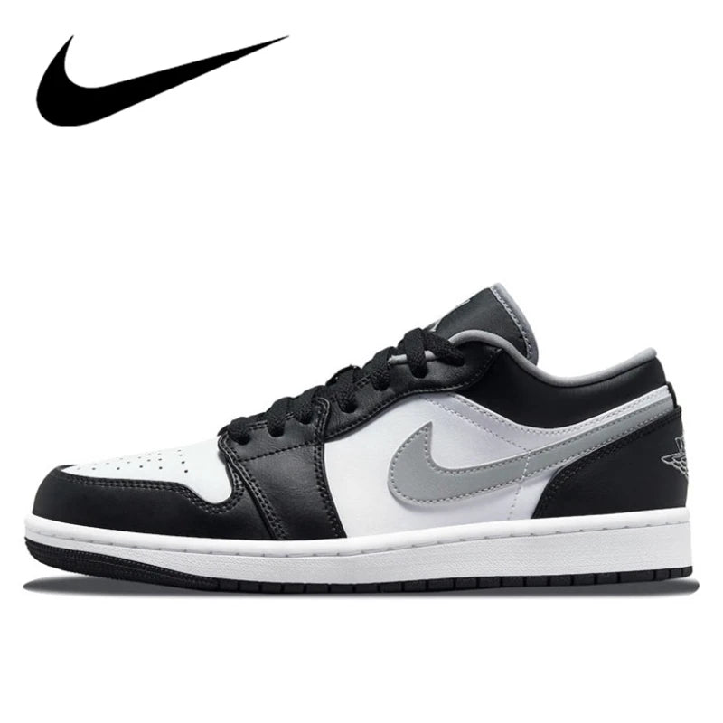 Nike Air Jordan 1 Retro Low Men Woman Basketball Shoes Classic Lucky Green Leather Comfortable Sports Casual Skateboard Sneakers