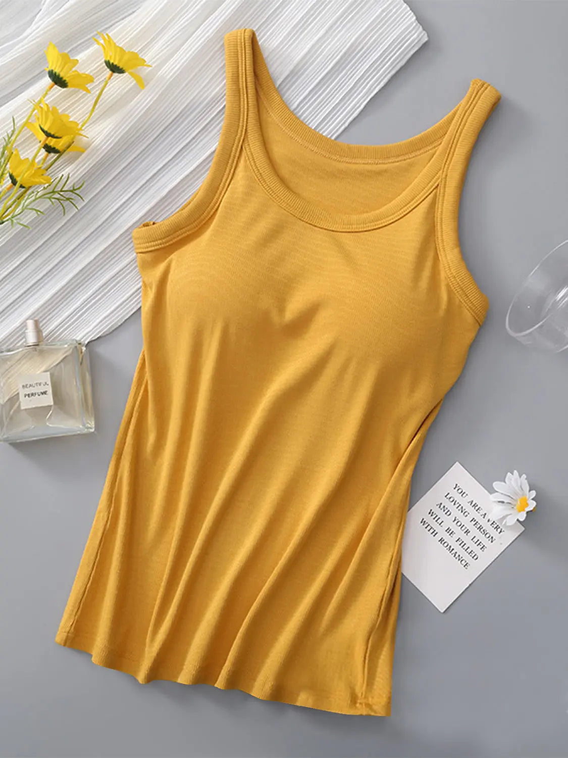 Round Neck Tank with Bra - Image #6