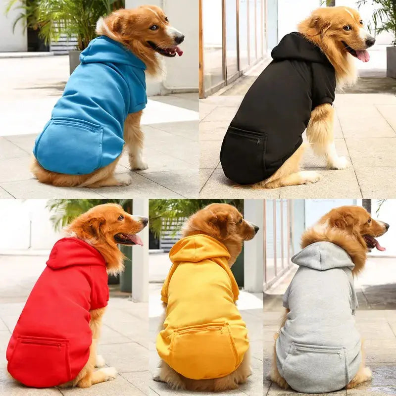 Warm Dog Hoodies for Medium-Large Dogs - Image #1