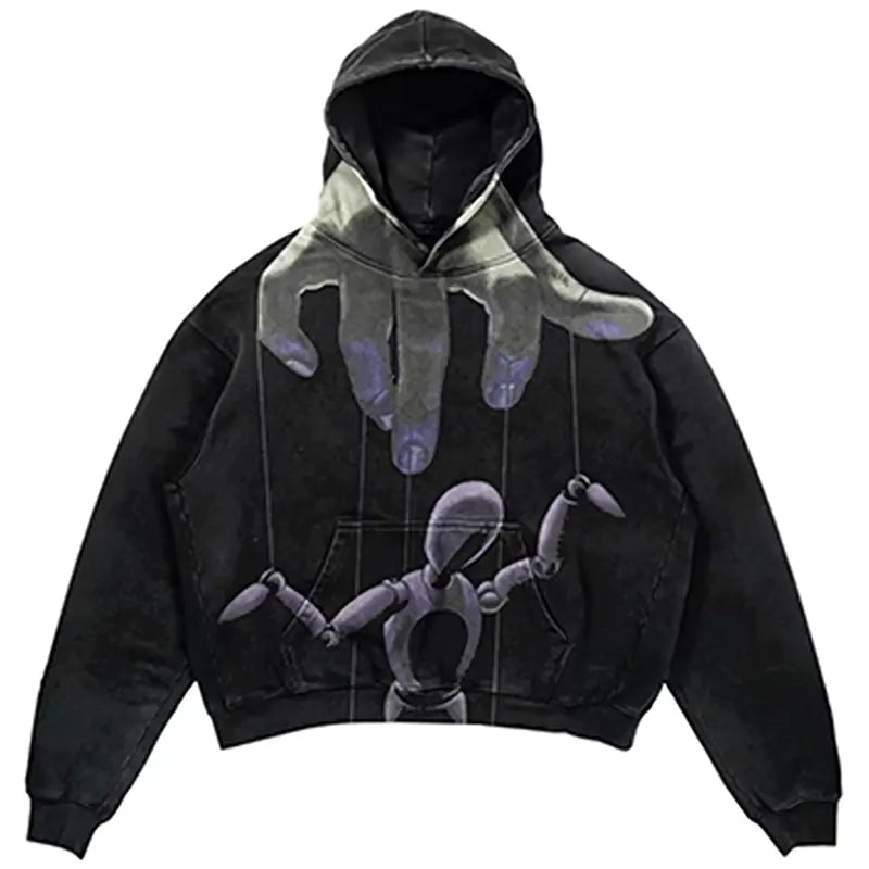 Fashion Casual Oversized Hoodies Jacket